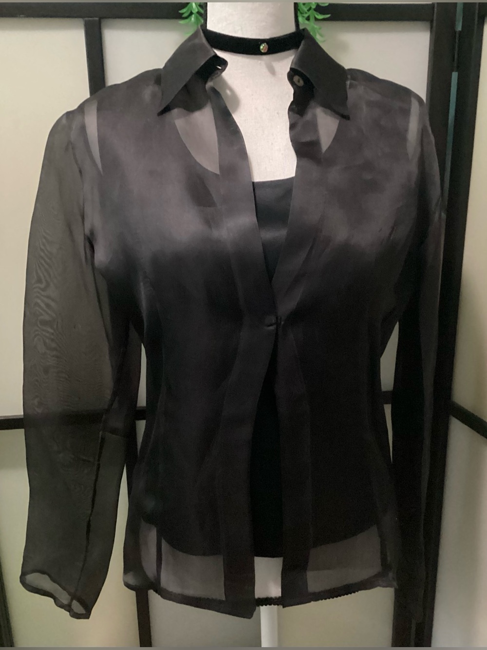 Zanella Platinum set 2 pieces 100% silk. Size 8